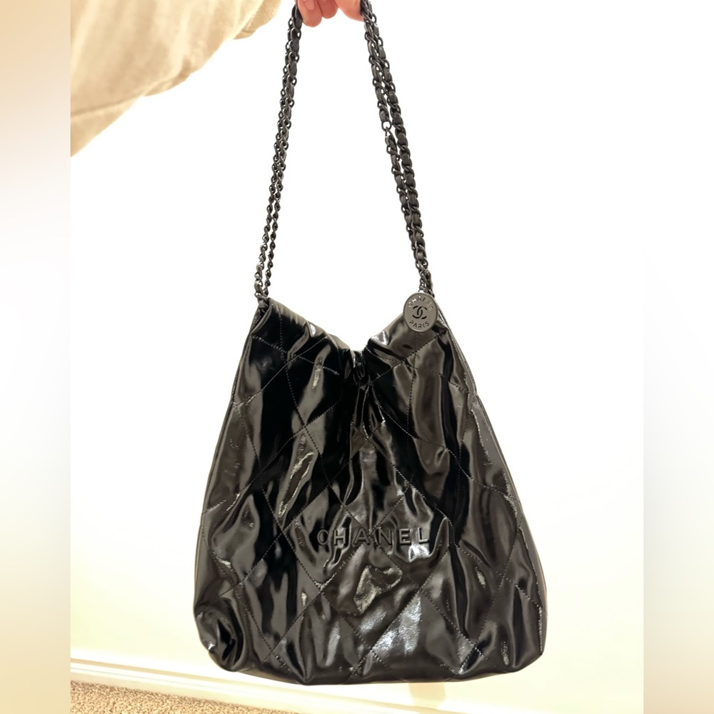 Faux Chanel 22 Large Quilted hobo bag